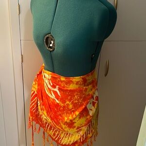 Vibrant Tie-Dye Sarong